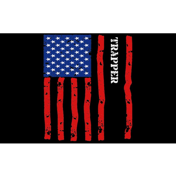 Cool Trapper Accessories Things Stuff Usa Flag Bumper Sticker