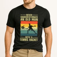 Cool Tennis Art For Grandpa Tennis Player Racket Cooling Performance Crew T-Shirt