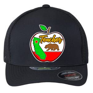 California Teacher Appreciati To School Gift Flexfit Unipanel Trucker Cap