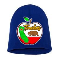 California Teacher Appreciati To School Gift Short Acrylic Beanie