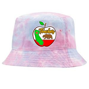 California Teacher Appreciati To School Gift Tie-Dyed Bucket Hat