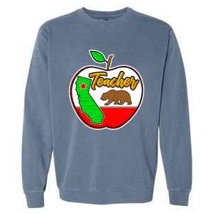 California Teacher Appreciati To School Gift Great Gift Garment-Dyed Sweatshirt