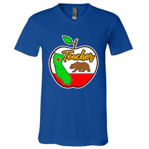 California Teacher Appreciati To School Gift Great Gift V-Neck T-Shirt