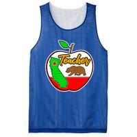 California Teacher Appreciati To School Gift Great Gift Mesh Reversible Basketball Jersey Tank