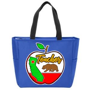 California Teacher Appreciati To School Gift Great Gift Zip Tote Bag