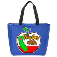 California Teacher Appreciati To School Gift Great Gift Zip Tote Bag