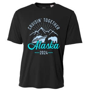 Cruisin Together Alaska 2024 Matching Cruising Vacation Cooling Performance Crew T-Shirt