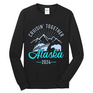 Cruisin Together Alaska 2024 Matching Cruising Vacation Tall Long Sleeve T-Shirt