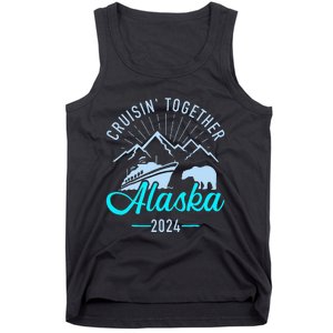 Cruisin Together Alaska 2024 Matching Cruising Vacation Tank Top