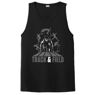 Cute Track And Field Athletics For Boy And Girl PosiCharge Competitor Tank