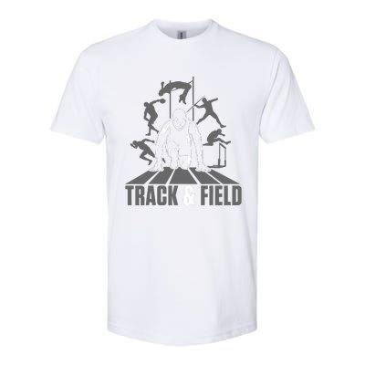 Cute Track And Field Athletics For Boy And Girl Softstyle CVC T-Shirt