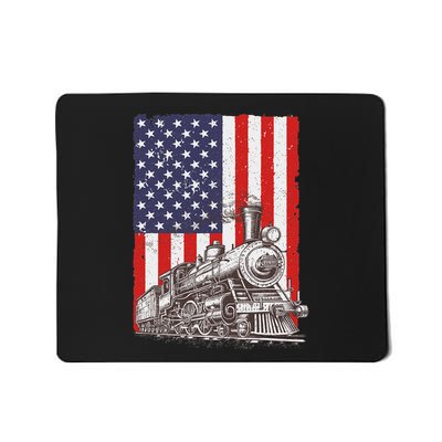 Cool Train Art Train Collector Train Lover Mousepad