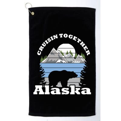 Cruisin Together Alaska Cruise Ship Family Vacation Gift Golf Towel
