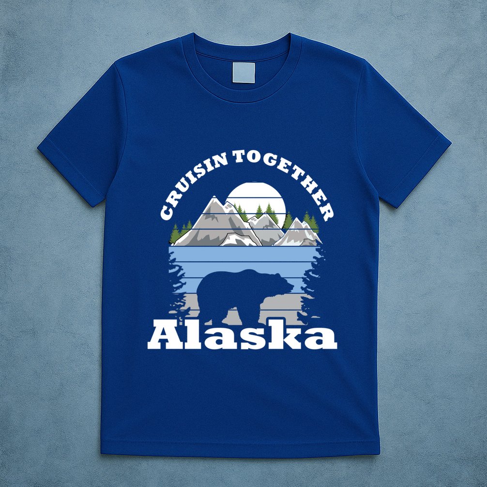 Cruisin Together Alaska Cruise Ship Family Vacation Gift T-Shirt