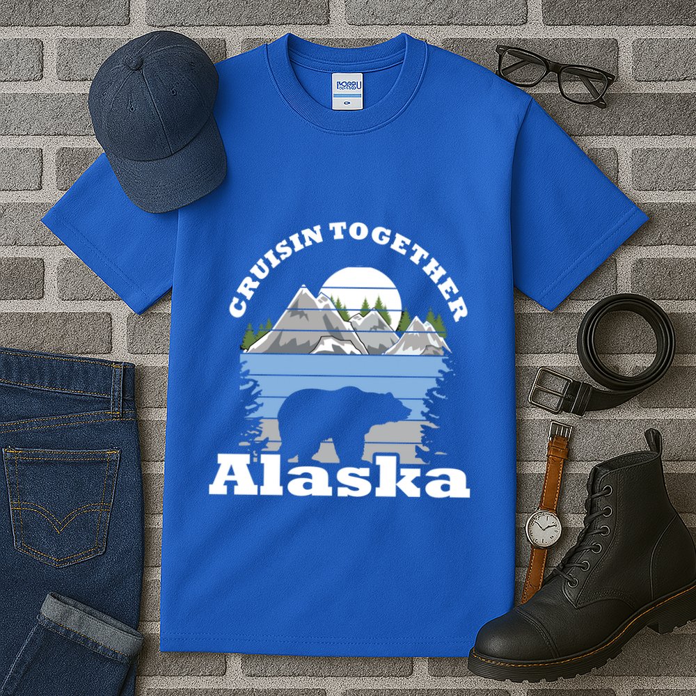 Cruisin Together Alaska Cruise Ship Family Vacation Gift Tall T-Shirt