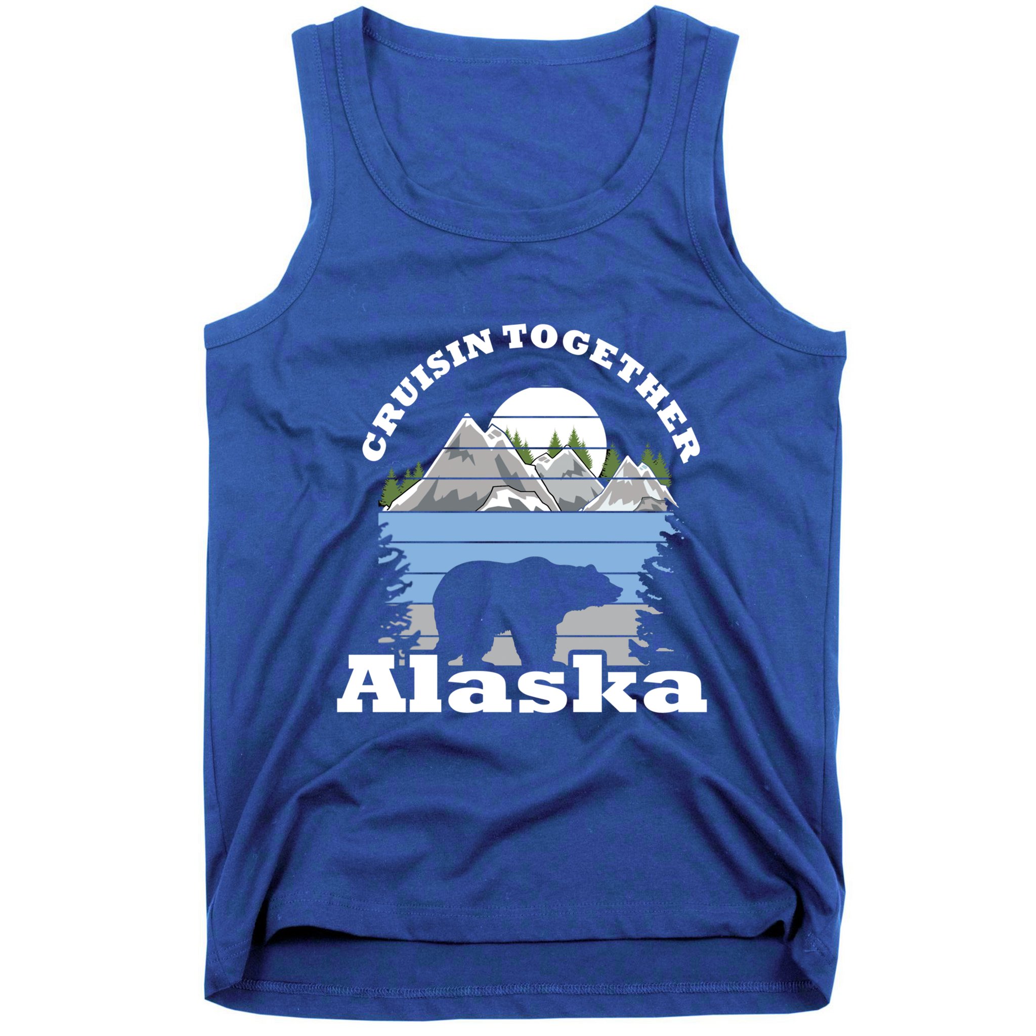Cruisin Together Alaska Cruise Ship Family Vacation Gift Tank Top