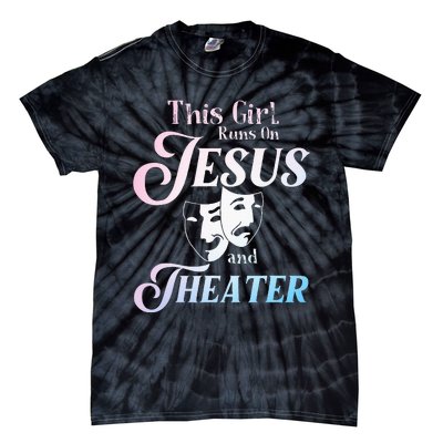 Cute Theatre Art For Teen Women Acting Musical Lover Tie-Dye T-Shirt