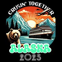 Cruisin Together Alaska 2025 Vintage Sun Family Cruise Bucket Hat