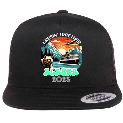 Cruisin Together Alaska 2025 Vintage Sun Family Cruise Flatbill Hat