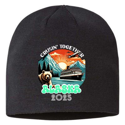 Cruisin Together Alaska 2025 Vintage Sun Family Cruise Sustainable Beanie