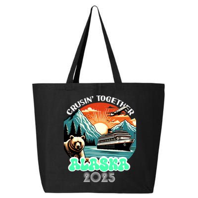 Cruisin Together Alaska 2025 Vintage Sun Family Cruise 25L Jumbo Tote