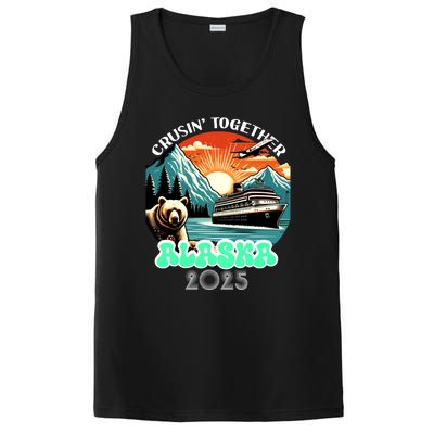 Cruisin Together Alaska 2025 Vintage Sun Family Cruise PosiCharge Competitor Tank