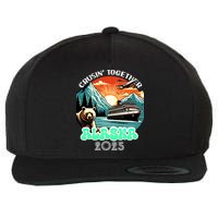 Cruisin Together Alaska 2025 Vintage Sun Family Cruise Wool Snapback Cap