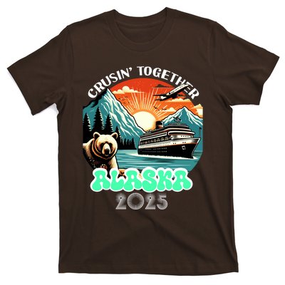 Cruisin Together Alaska 2025 Vintage Sun Family Cruise T-Shirt