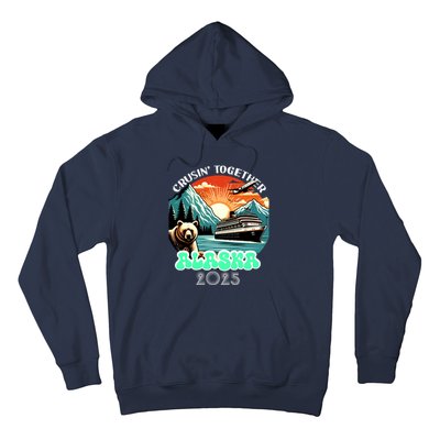 Cruisin Together Alaska 2025 Vintage Sun Family Cruise Hoodie