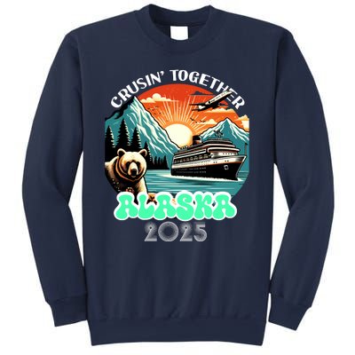 Cruisin Together Alaska 2025 Vintage Sun Family Cruise Sweatshirt