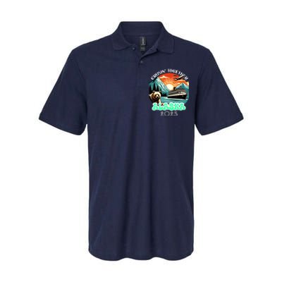 Cruisin Together Alaska 2025 Vintage Sun Family Cruise Softstyle Adult Sport Polo