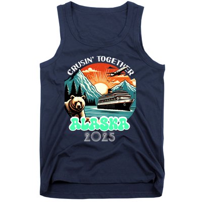 Cruisin Together Alaska 2025 Vintage Sun Family Cruise Tank Top