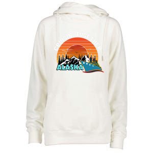 Cruisin' Together Alaska Couples Family Friends Matching Gift Womens Funnel Neck Pullover Hood