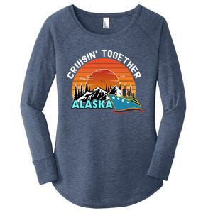 Cruisin' Together Alaska Couples Family Friends Matching Gift Women's Perfect Tri Tunic Long Sleeve Shirt