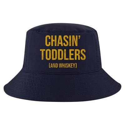 Chasin Toddlers And Whiskey Funny Parent Cool Comfort Performance Bucket Hat