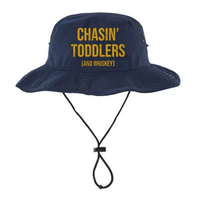 Chasin Toddlers And Whiskey Funny Parent Bucket Hat
