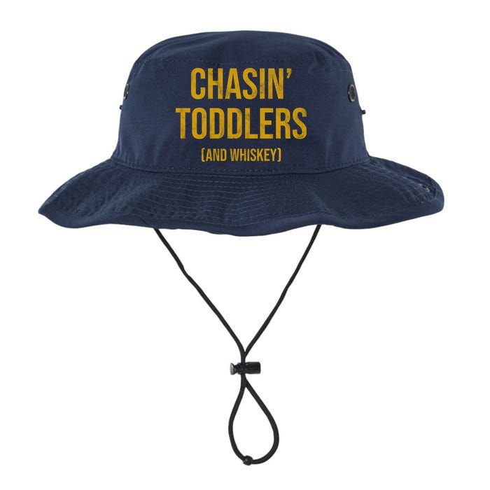 Chasin Toddlers And Whiskey Funny Parent Bucket Hat