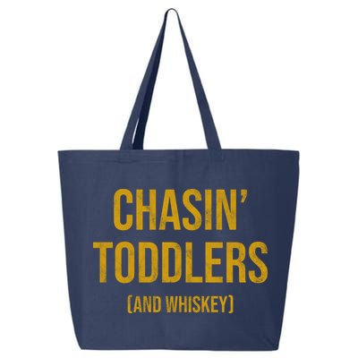 Chasin Toddlers And Whiskey Funny Parent 25L Jumbo Tote