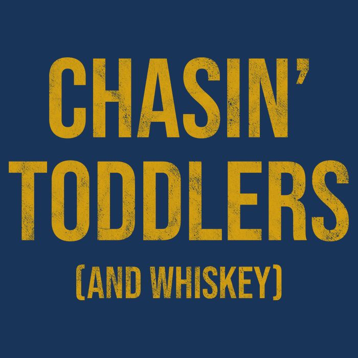 Chasin Toddlers And Whiskey Funny Parent Baby Bodysuit