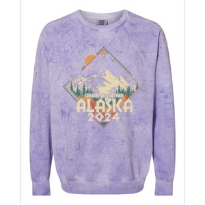 Cruisin Together Alaska 2024 Alaskan Cruise Trip Matching Cute Gift Colorblast Crewneck Sweatshirt