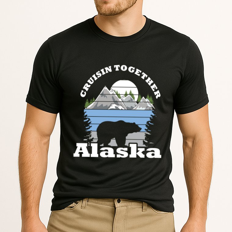Cruisin Together Alaska Cruise Ship Family Vacation Cute Gift Cooling Performance Crew T-Shirt