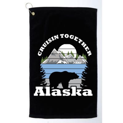 Cruisin Together Alaska Cruise Ship Family Vacation Cute Gift Golf Towel