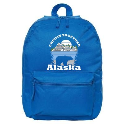Cruisin Together Alaska Cruise Ship Family Vacation Cute Gift 16 in Basic Backpack
