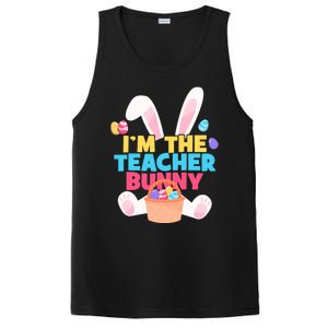 Cute Teacher Bunny I'm The Teacher Bunny Easter Teachers Meaningful Gift PosiCharge Competitor Tank