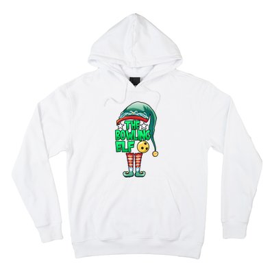 Christmas The Bowling Elf Costume Bowlers Bowling Strike Hoodie