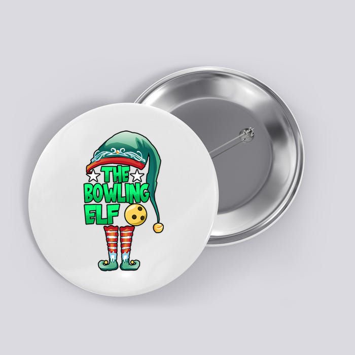 Christmas The Bowling Elf Costume Bowlers Bowling Strike Button