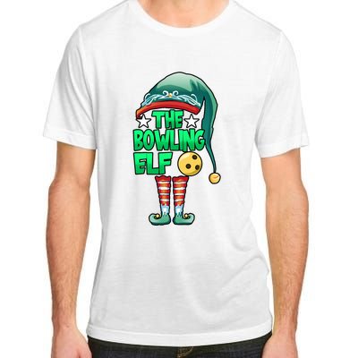 Christmas The Bowling Elf Costume Bowlers Bowling Strike Adult ChromaSoft Performance T-Shirt