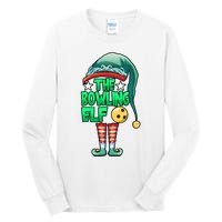 Christmas The Bowling Elf Costume Bowlers Bowling Strike Tall Long Sleeve T-Shirt