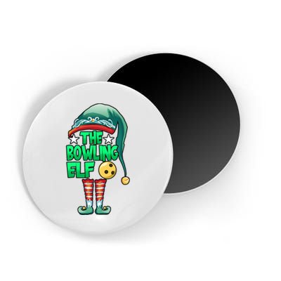 Christmas The Bowling Elf Costume Bowlers Bowling Strike Magnet