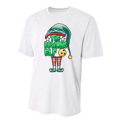 Christmas The Bowling Elf Costume Bowlers Bowling Strike Performance Sprint T-Shirt